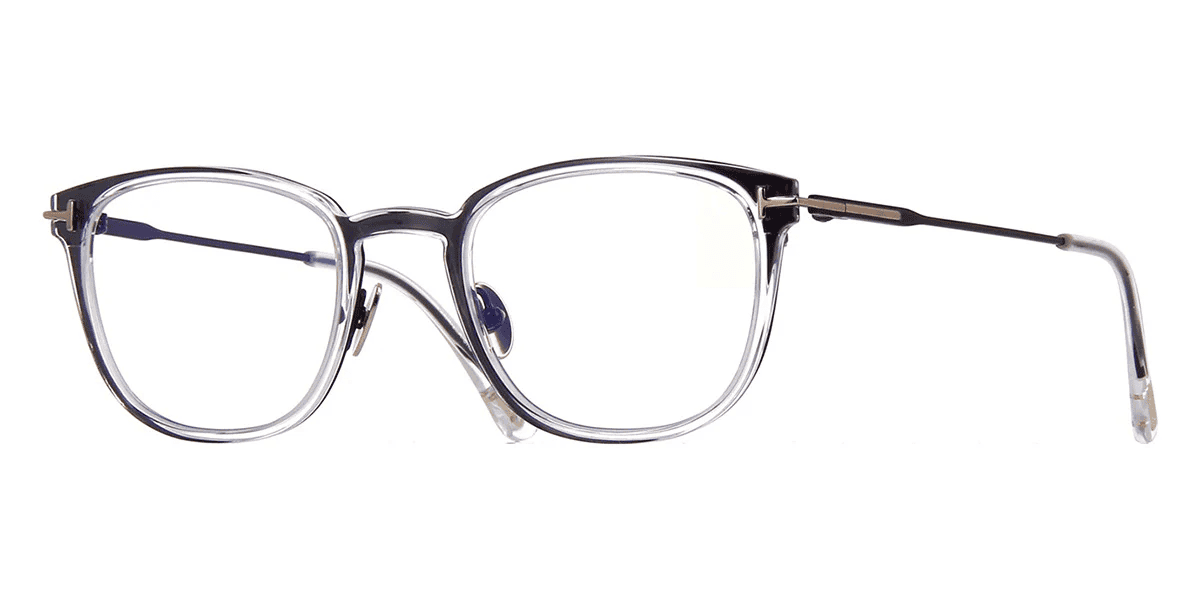 Tom Ford FT5694-B 001 52 Titanium & Blue Filter