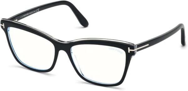 Tom Ford ﻿FT5619-B 001 55 Blue Filter - imagine 5